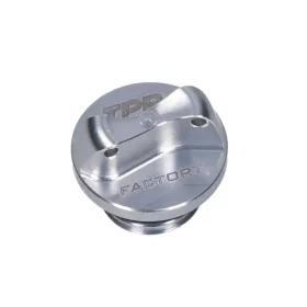   Olajbetöltő dugó CNC TPR Factory ezüst M16 tömítőgyűrűvel Minarelli AM3, AM4, AM5, AM6 modellekhez