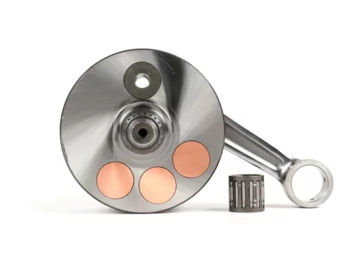 Kormánytengely BGM Evolution 2, hosszú löket 55mm, 110mm lengőkar, D=90mm orcák Piaggio Hexagon, TPH, Skipper, TPH, Gilera Runner, Aprilia SR, Italjet Dragster 125-180cc 2T számára