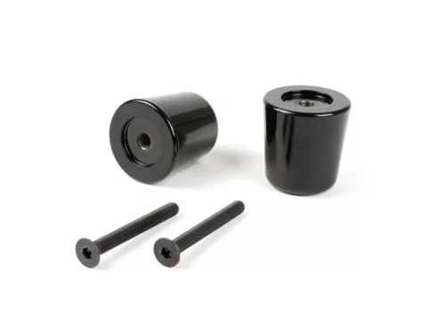 Kormány végsúlyok készlet lengéscsillapító Moto Nostra Vespa GT/GTL 125-200, GTS 125-300, GTV 125-300, Aprilia Scarabeo 400/500, SR Max 125-300, Gilera GP 800, Nexus 125-500, Piaggio Beverly 125-500, Piaggio X10 125, X8 400 282g fényes fekete