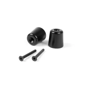   Kormányvégsúlyok készlet rezgéscsillapító Moto Nostra Vespa GT/GTL 125-200, GTS 125-300, GTV 125-300, Aprilia Scarabeo 400/500, SR Max 125-300, Gilera GP 800, Nexus 125-500, Piaggio Beverly 125-500, Piaggio X10 125, X8 400 282g matt fekete