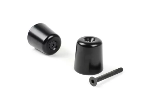 Kormányvégsúlyok készlet rezgéscsillapító Moto Nostra Vespa GT/GTL 125-200, GTS 125-300, GTV 125-300, Aprilia Scarabeo 400/500, SR Max 125-300, Gilera GP 800, Nexus 125-500, Piaggio Beverly 125-500, Piaggio X10 125, X8 400 282g matt fekete