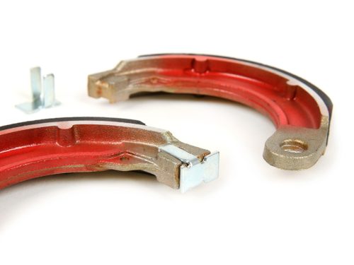 Fékpofák BGM PRO Ř=127x20 mm fékdobhoz BGM5310 Vespa 8' hátsó, 1 szerelés, Vespa Wideframe V1T-től V15T-ig (h), V30T-től V33T-ig (h), VM (h), VN (h), VL (h), VB (h), VNA1T-VNA2T (h), VNB1T-től VNB3T-ig (h), VBA1T (h), VBB1T (h)