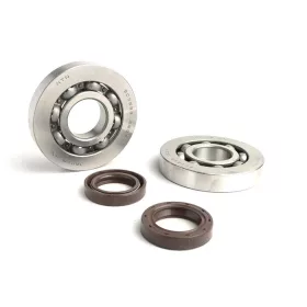   Csapágykészlet olajtömítés készlet a forgattyús tengelyhez BGM Original Piaggio 125-180cc 2 ütemű Gilera Runner FX/FXR 125-180, Italjet Dragster 125-180, Piaggio SKR125, SKR150, TPH125, Skipper125, Skipper150, Hexagon LX/LXT 125-180