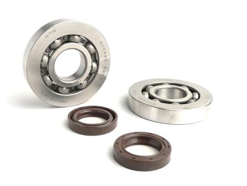 Csapágykészlet olajtömítés készlet a forgattyús tengelyhez BGM Original Piaggio 125-180cc 2 ütemű Gilera Runner FX/FXR 125-180, Italjet Dragster 125-180, Piaggio SKR125, SKR150, TPH125, Skipper125, Skipper150, Hexagon LX/LXT 125-180