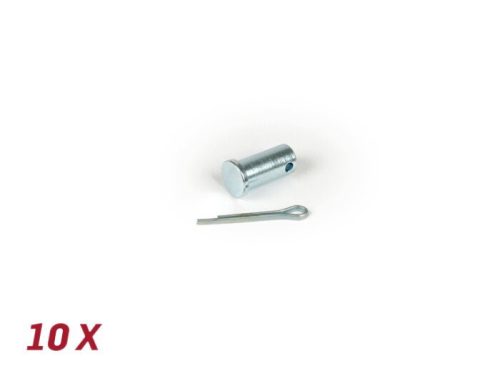 Rögzítőlemez csavar Ř=5,4x11mm + csapszeg, hátsó fék BGM Original Vespa V50, 50N, PV125, ET3, PK S, PK XL1, PK XL2, PK XL2, ETS, VNA, VNB, VBA, VBB, Super, GL, GT, GTR, TS, Sprint, GS, SS, Rally, PX 10 db.