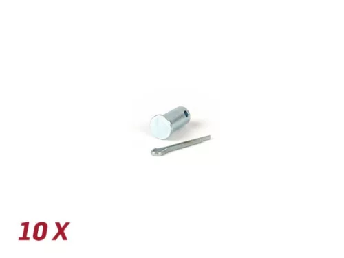 Rögzítőlemez csavar Ř=5,4x11mm + csapszeg, hátsó fék BGM Original Vespa V50, 50N, PV125, ET3, PK S, PK XL1, PK XL2, PK XL2, ETS, VNA, VNB, VBA, VBB, Super, GL, GT, GTR, TS, Sprint, GS, SS, Rally, PX 10 db.