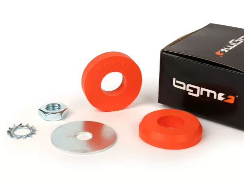 Csendes gumiszett lengéscsillapító elülső felső BGM PRO Vespa PX80, PX125, PX150, PX200, T5 125cc, Cosa, GT, GTS, GTL, GTV, LX, LT, LXV, Primavera, Sprint, ET2, ET4, Zip SP, Hexagon, MP3, Quartz, SKR, Gilera Fuoco.