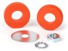 Csendes gumiszett lengéscsillapító elülső felső BGM PRO Vespa PX80, PX125, PX150, PX200, T5 125cc, Cosa, GT, GTS, GTL, GTV, LX, LT, LXV, Primavera, Sprint, ET2, ET4, Zip SP, Hexagon, MP3, Quartz, SKR, Gilera Fuoco.