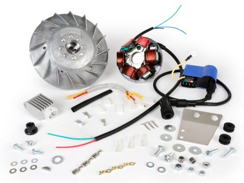 Gyújtáskészlet BGM PRO 12V Touring electronic-, 1600g, nagy Ř20/24mm kúphoz Vespa Smallframe V50, 50N, V90, PV, ET3, PK S