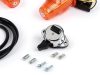 Utángyártott jelzőkészlet a kormányvég jelzőhöz Moto Nostra LED , E-jelöléssel, 6 Volt Vespa Smallframe V50, 50N, PV, ET3, Largeframe Rally, Sprint, TS, GT, GTR, SS180 Ř=24mm Narancssárga