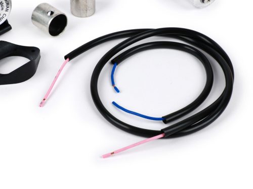 Utángyártott jelzőkészlet a kormányvégjelzőhöz Moto Nostra LED , E-jelöléssel, 6 Volt Vespa Smallframe V50, 50N, PV, ET3, Largeframe Rally, Sprint, TS, GT, GTR, SS180 Ř=24mm Fehér Ř=24mm