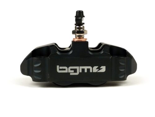 Első féknyereg BGM PRO, 4 dugattyús fekete radiális féknyereg PX, LML Star, Stella, Grimeca NT klasszikus Vespa PX, T5 125cc, PK XL modellekhez