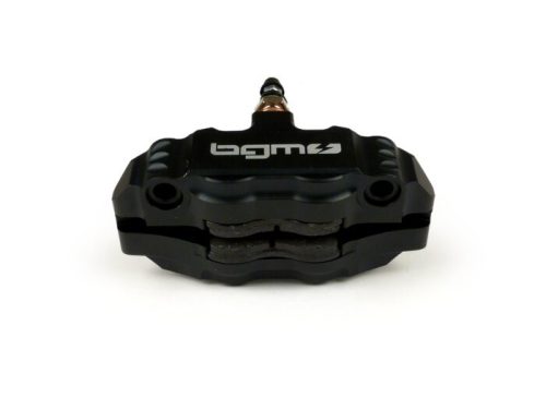 Első féknyereg BGM PRO, 4 dugattyús fekete radiális féknyereg PX, LML Star, Stella, Grimeca NT klasszikus Vespa PX, T5 125cc, PK XL modellekhez