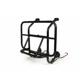   Összecsukható csomagtartó elöl Moto Nostra Vespa Smallframe V50, PV125, ET3, PK S, PK XL, PK XL2 Largeframe Rally180/200, Sprint150, TS125, GT125, GTR125, PX80, PX125, PX150, PX200 fekete