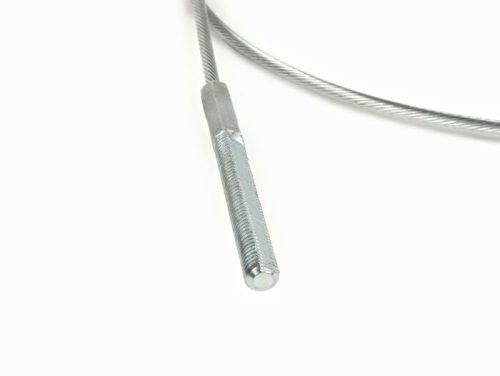 Hátsó fékkábel belül BGM Original Ř=2,9mm x 1050mm M6-os menetes darab M6 Lambretta (1-3 sorozat) LI, LIS, SX, TV, GP, DL (használható Vespa Largeframe (1958-1977) T5 fékkarral is)