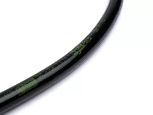 Üzemanyagtömlő BGM PRO Tpr-Pur (nem gyógyuló) Vespa Classic (Ř belül = 7mm, Ř kívül = 14mm, l = 750mm) fekete alkalmas Vespa PX, T5, Cosa, Rally, Sprint, VBB stb. számára.