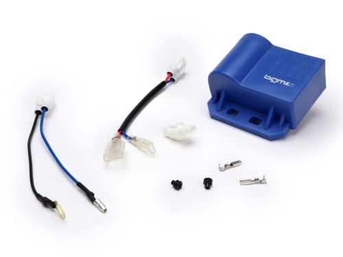 CDI BGM PRO fix gyújtásvezérléssel IDM gyújtástípushoz Ducati kék Vespa PX, PK, Lambretta használt Polini IDM, Vespatronic, VesPower, Varitronic, Flytech, Parmakit gyújtás típusokhoz