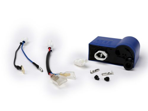CDI BGM PRO fix gyújtásvezérléssel IDM gyújtástípushoz Ducati kék Vespa PX, PK, Lambretta használt Polini IDM, Vespatronic, VesPower, Varitronic, Flytech, Parmakit gyújtás típusokhoz