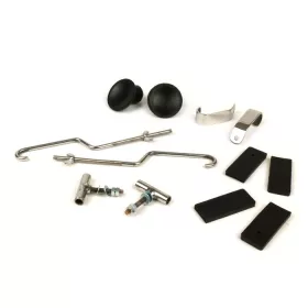   Javítókészlet csomagtartó összecsukható elöl Moto Nostra Vespa Smallframe V50, PV125, ET3, Vespa Largeframe Rally180, Rally200, Sprint150, TS125, GT125, GTR125 rozsdamentes acél