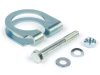 Kipufogó karima O-gyűrűvel, bilinccsel BGM PRO Ř=37mm, Vespa PX80, PX125, PX150, TS, Sprint, Sprint Veloce, GT, GTR, Super, GL, VNA, VNB, VBA, VBB felhegesztéshez.
