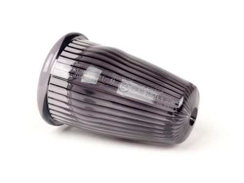 Utángyártott jelzőkészlet a kormányvég-jelzőhöz Moto Nostra LED , E-jelöléssel, 12 Volt Vespa Smallframe PK S/XL/XL2/HP, Largeframe PX, T5, LML Ř=24mm Fekete