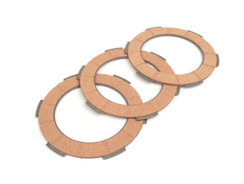Kuplungtárcsák BGM Pro Vespa Smallframe V50, V90, SS50, SS90, PV125, ET3, PK50, PK80, PK50 S, PK80 S, PK125 S, PK50 XL, PK125 XL, ETS, PK50 HP, PK50 SS 3-tárcsás PK50 SS