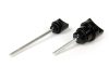 Készlet-olajbetöltő csavarok mérőpálcával BGM PRO, motorolaj + sebességváltó olaj Piaggio Leader/Quasar Vespa ET4, LX, LXV, S, GT, GTS, GTV, GTL 125-300cc fekete eloxált.