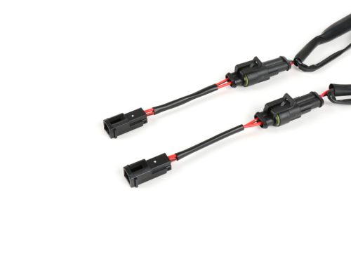 Kábel adapter készlet jelző átalakítás BGM PRO Crossover frissítés 2003-2013 => 2014 Vespa GTS hátsó használt irányjelző 2014-es gyártási évtől 2014-es gyártási év előtti járművekben 2014-es gyártási év előtti járművekhez