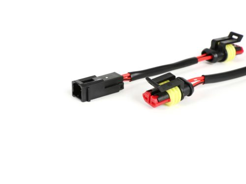 Kábel adapter készlet jelző átalakítás BGM PRO Crossover frissítés 2003-2013 => 2014 Vespa GTS hátsó használt irányjelző 2014-es gyártási évtől 2014-es gyártási év előtti járművekben 2014-es gyártási év előtti járművekhez