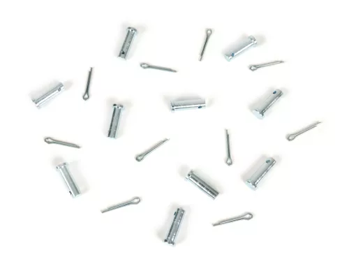 Rögzítőlemez csavar Ř=5x18mm + csapszeg, fékpedál BGM Original Vespa VNA, VNB, VBA, VBB, Super, GL, GT, GTR, TS, Sprint, GS, SS, Rally, PX 10 db.