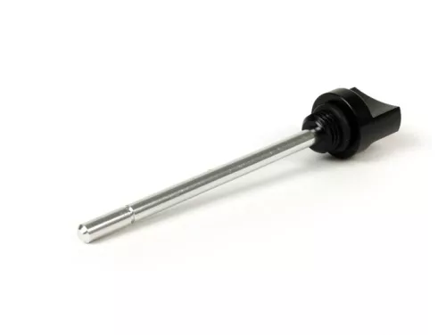 Olajbetöltő dugó mérőpálcával BGM PRO, sebességváltó olaj Piaggio Leader/Quasar/HPE Vespa ET4, LX, LXV, S, GT, GTS, GTV, GTL 125-300cc fekete eloxálva