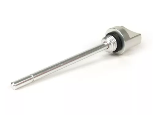Olajbetöltő dugó mérőpálcával BGM PRO, sebességváltó olaj Piaggio Leader/Quasar/HPE Vespa ET4, LX, LXV, S, GT, GTS, GTV, GTL 125-300cc ezüst eloxálva