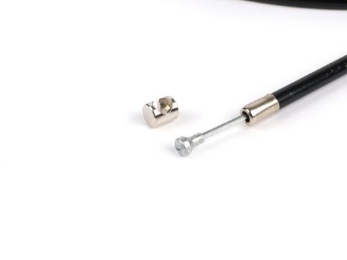 Univerzális kábel BGM Original Ř=1.9mm x 2500mm, köpeny= 2200mm, bimbó Ř=8.0mm x 8mm, belső köpeny PE, fekete, kuplungkábelként, első fékkábelként használatos.