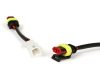 Kábel adapter készlet jelző átalakítás BGM PRO frissítés 2003-2013 => 2014 Vespa GTS hátsó használt irányjelző 2014-es gyártási évtől 2014-es gyártási év előtti járművekben.