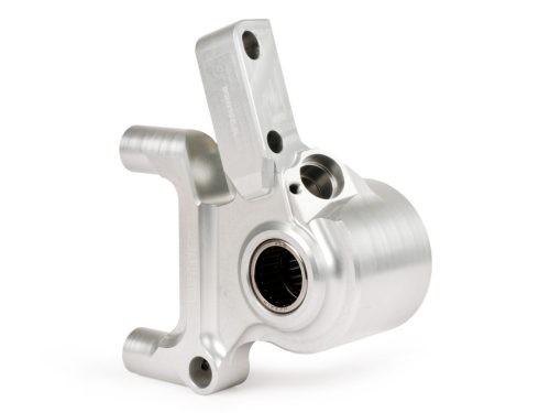 Első féknyereg féknyeregtartóval együtt BGM PRO, CNC Touring, 4 dugattyús, radiális rögzítés Fékdob típus LML LML LML, Stella, Star ezüst