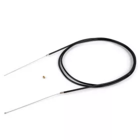   Univerzális kábel BGM Original Ř=1.2mm x 2500mm, köpeny= 2200mm, bimbó Ř=3mm x 3mm, belső köpeny PE, fonott kábel, fekete gázkábelként használatos.