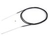 Univerzális kábel BGM Original Ř=1.2mm x 2500mm, köpeny= 2200mm, bimbó Ř=3mm x 3mm, belső köpeny PE, fonott kábel, fekete gázkábelként használatos.