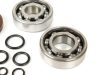 Csapágykészlet olajtömítés készlet a forgattyús tengelyhez BGM Original Vespa V50, PV125, ET3, PK50S, PK80S, PK125S 1x 6303 + 1x 6204, O-gyűrűkkel együtt.