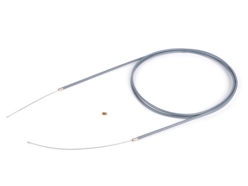 Kábel univerzális BGM Original Ř=1.2mm x 2500mm, köpeny= 2200mm, bimbó Ř=3mm x 3mm, belső köpeny PE, fonott kábel, szürke gázkábelként használatos.