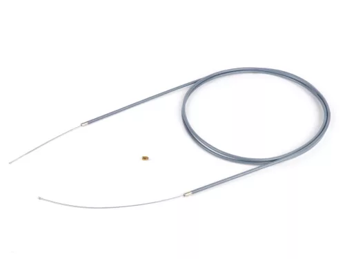 Kábel univerzális BGM Original Ř=1.2mm x 2500mm, köpeny= 2200mm, bimbó Ř=3mm x 3mm, belső köpeny PE, fonott kábel, szürke gázkábelként használatos.