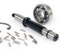 Kardántengely tengelykészlet csapágyazással együtt BGM eredeti Vespa PX125, PX150, PX200, Cosa, T5 125cc csapágyazás: Ř=15mm, persely: Ř=13mm, hossza: 121mm
