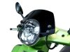 Szélvédő fekete konzolokkal Moto Nostra w=340mm, h=105mm Vespa GT, GTL, GTS, GTS Super 125-300cc fekete színezett üveggel