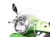 Szélvédő krómozott konzolokkal Moto Nostra w=340mm, h=105mm Vespa GT, GTL, GTS, GTS, GTS Super 125-300ccm átlátszó üveggel