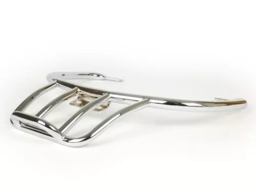 Hátsó csomagtartó Moto Nostra krómozott hátsó fogantyúval Vespa GT, GTL, GTV, GTS, GTS Super, GTS HPE, GTS HPE, GT60 125-200-250-300ccm motorokhoz