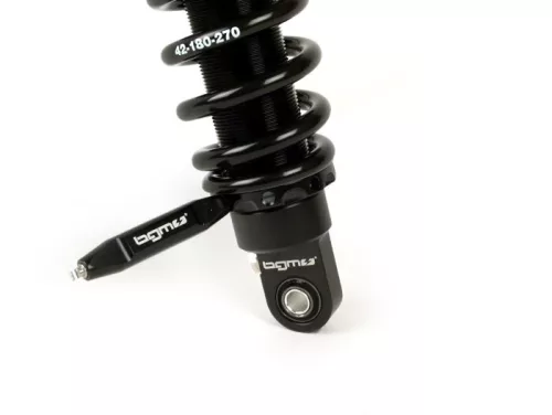 Hátsó lengéscsillapító BGM PRO SC/R1 SPORT, 360mm Vespa Primavera 125, Vespa Primavera 150, Vespa Sprint 125, Vespa Sprint 150 fekete színű.