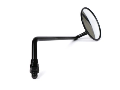 Tükör BGM PRO, Ř=105mm Vespa V50, 50N, PV125, ET3, Rally, Sprint, PX, Super, TS125, GT125, GTR125, GL150, SS180 fekete, jobbra