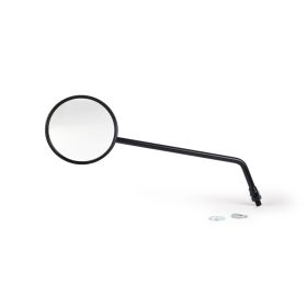   Tükör BGM PRO, Ř=105mm Vespa V50, 50N, PV125, ET3, Rally, Sprint, PX, Super, TS125, GT125, GTR125, GL150, SS180 fekete, bal oldali.