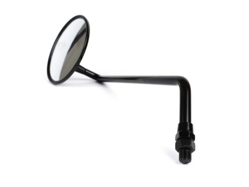 Tükör BGM PRO, Ř=105mm Vespa V50, 50N, PV125, ET3, Rally, Sprint, PX, Super, TS125, GT125, GTR125, GL150, SS180 fekete, bal oldali.