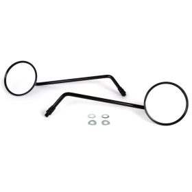   Tükör BGM PRO, Ř=105mm Vespa V50, 50N, PV125, ET3, Rally, Sprint, PX, Super, TS125, GT125, GTR125, GL150, SS180, fekete, pár, pár