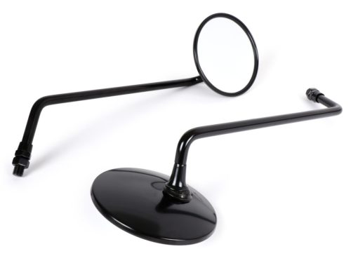 Tükör BGM PRO, Ř=105mm Vespa V50, 50N, PV125, ET3, Rally, Sprint, PX, Super, TS125, GT125, GTR125, GL150, SS180, fekete, pár, pár